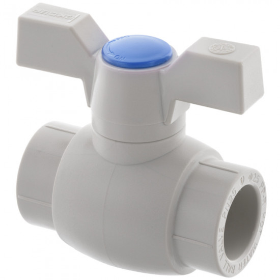 Кран шаровой PPR КШ Koer (бабочка) для горячей воды 25 (Koer K0182.PRO) (KP0235)