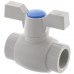 Кран шаровой PPR КШ Koer (бабочка) для горячей воды 25 (Koer K0182.PRO) (KP0235)