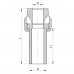 Розбірне різьбове з'єднання ВР 25x3 / 4F PPR Koer K0235.PRO (KP2600)