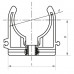Кріплення для PPR труби 25 Koer K0075.PRO (KP0090)