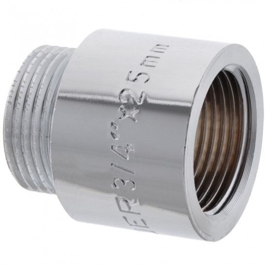 Подовжувач 3/4" 25мм (хром) Koer KF.E08-25.CHR (KF0107)