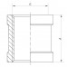 З'єднувальна муфта Koer KF.C06.WN - 1/2'' (Без нікелю) (KR3025)