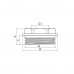 Футорка с уплотнительным кольцом Koer KF.F0610-R - 1"x1/2" (KR5047)