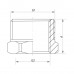 Футорка 1-1 / 2 "x2" Koer KF.F1620 (KF0091)