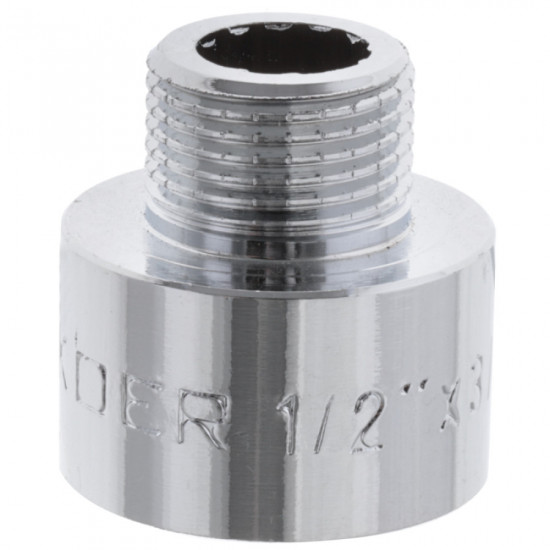 Переходник (коннектор) 3/8 "х1 / 2" (хром) Koer KF.A0406.CHR (KF0137)