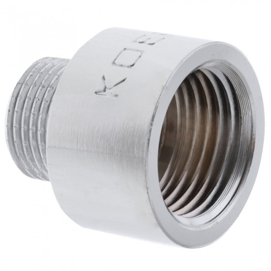 Переходник (коннектор) 3/8 "х1 / 2" (хром) Koer KF.A0406.CHR (KF0137)