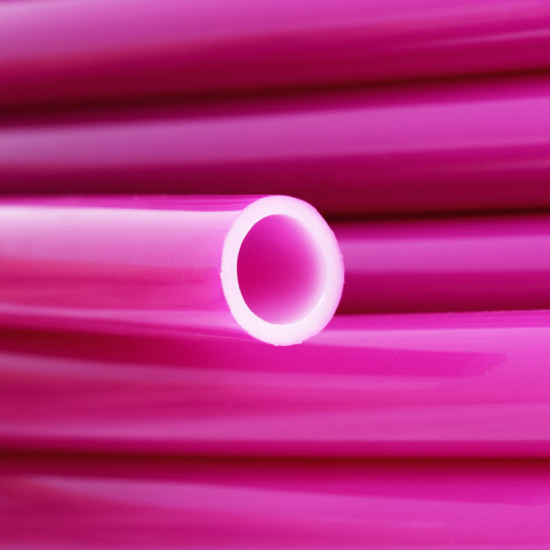 Труба для теплої підлоги з кисневим бар'єром Koer PEX-B EVOH 16 * 2,0 (pink) (400 м) (KR2852)