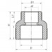 Муфта редукционная ВВ 75x40 PPR Koer K0208.PRO (KP2573)