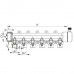 Коллектор 6-way с шаровыми кранами (40x20) PPR Koer K0173.PRO (KP0223)