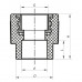 З'єднувальна муфта ВР 25x1/2F PPR Koer K0087.PRO (KP0105)