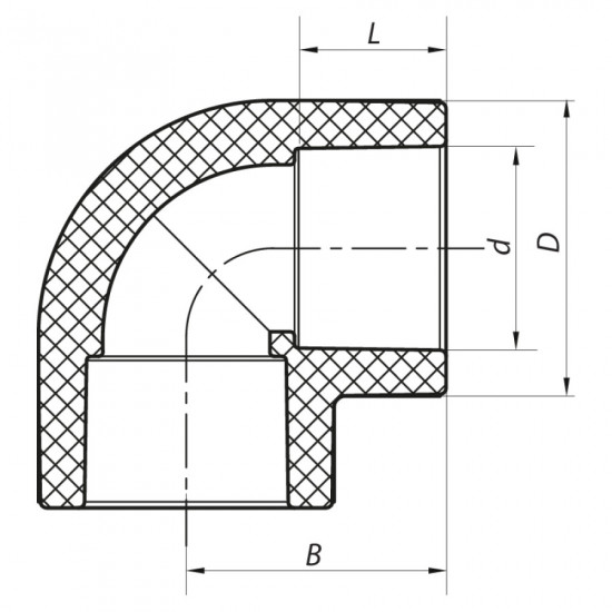 Угол 90 32 PPR KOER K0021.PRO (KP0026)