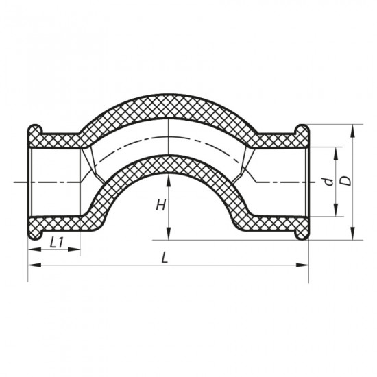 Обвід короткий Koer PPR 25 K0066.PRO (KP0078) Обвід короткий Koer PPR 25 K0066.PRO (KP0078)