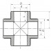 Крестовина 20 PPR Koer K0025.PRO (KP0031)