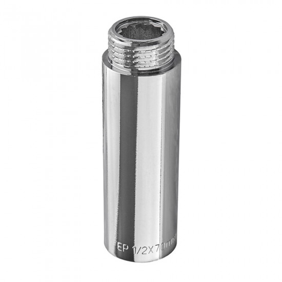 Подключатель Europroduct EP.E070.Chr - 1/2"MF-70мм хром (EP6129)