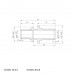 Муфта соединительная переходная Koer KA.С20-25 - 20(2.8mm) x 25(3.5mm) (KR4860)