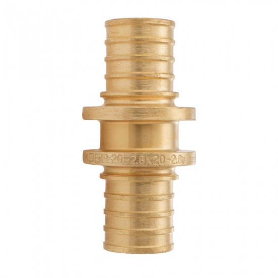 Муфта соединительная равнопроходная Koer KA.С20 - 20(2.8mm) x 20(2.8mm) (KR4856)