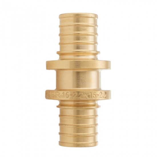 Муфта з'єднувальна рівнопрохідна Koer KA.С16 - 16(2.2mm) x 16(2.2mm) (KR4855)