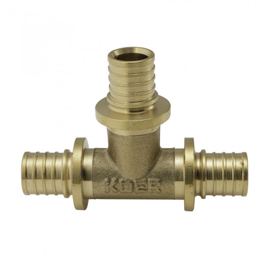 Трійник рівнопрохідний Koer KA.T25 -25(3.5mm) x25(3.5mm) x 25(3.5mm) (KR4886)