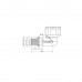 Кутник перехідний з ВР Koer KA.L08F-16 - 16(2.2mm) x 3/4"F (KR4877)