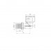 Кутник перехідний з ВР Koer KA.L06F-16 - 16(2.2mm) x 1/2"F (KR4876)