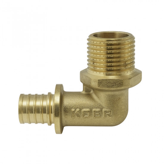 Кутник перехідний із ЗР Koer KA.L06M-20 - 20(2.8mm) x 1/2"M (KR4875)