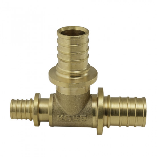 Трійник перехідний Koer KA.T25-25-16 - 25(3.5mm) x 25(3.5mm) x 16(2.2mm) (KR4893)