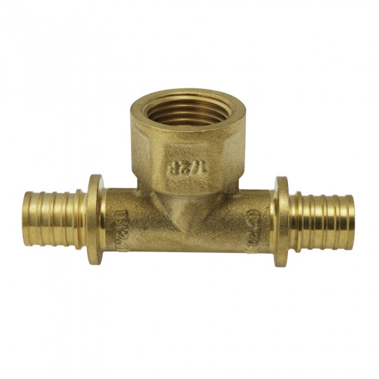Трійник перехідний з ВР Koer KA.T16-06F-16 - 16(2.2mm) x 1/2"F x 16(2.2mm) (KR4894)