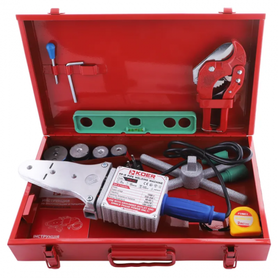 Набор (мини) для пайки PP-R трубы Koer KW.SET-03