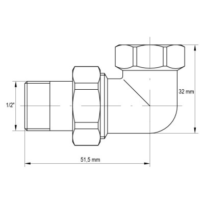 Згін американка 1/2 