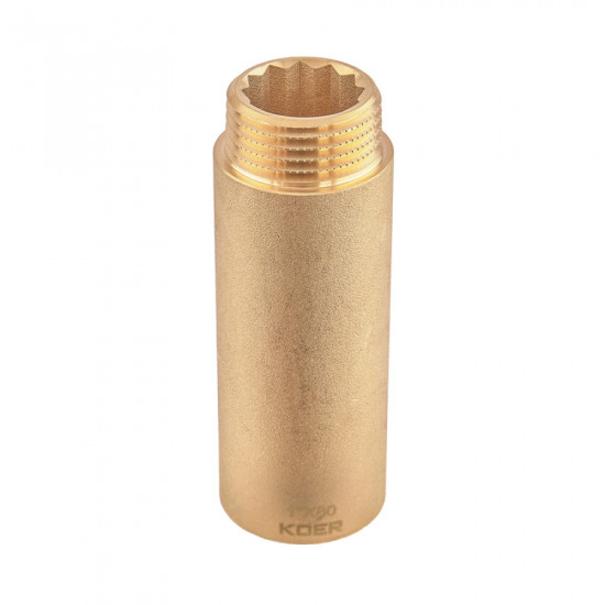 Подовжувач Koer KF.E10-80.WN - 1"-80мм без нікелю (KR5676)