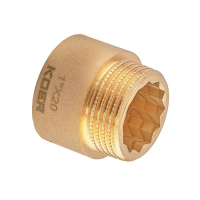 Подовжитель Koer KF.E10-20.WN - 1"-20мм без никеля (KR5670)
