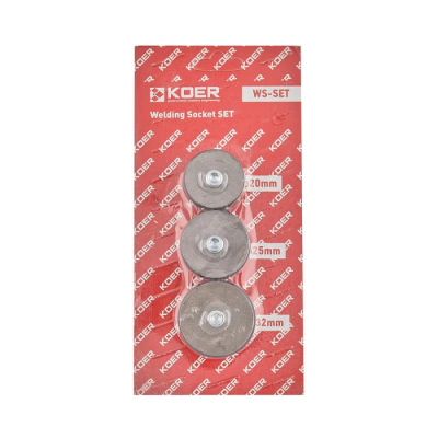 Комплект насадок KOER WS-SET для паяльника PPR (кол. синий) 20мм,25мм,32мм (KR5821)