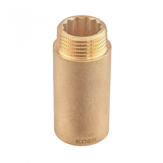 Подовжувач Koer KF.E10-60.WN - 1"-60мм без нікелю (KR5675)