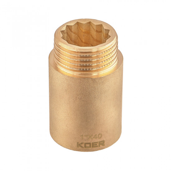 Подовжувач Koer KF.E10-40.WN - 1"-40мм без нікелю (KR5673)