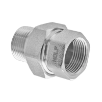 Згин американка Nolf NFC.511-06 - 1/2" прямой никелированный (NF3230)