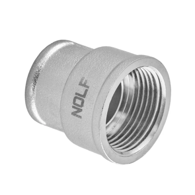Муфта редукционная Nolf NFC.C0608-N-3/4"x1/2" никелированная (NF3075)