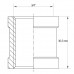Муфта Koer KF.C08.WN - 3/4" без никеля (MX1492)