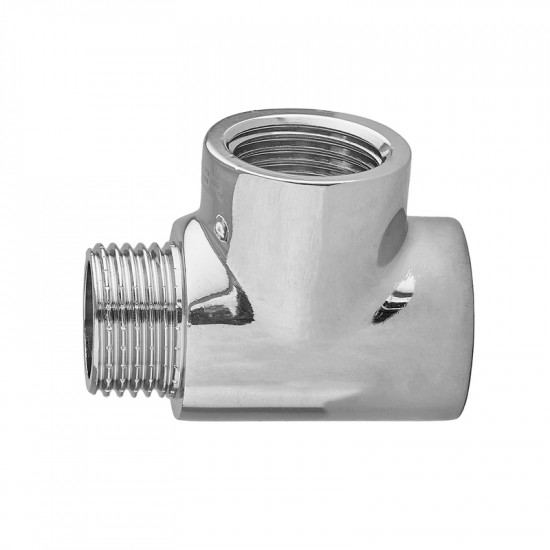 Трійник редукційний Koer KF.T06FFM.CHR - 1/2" FFМ хром (KR5622)