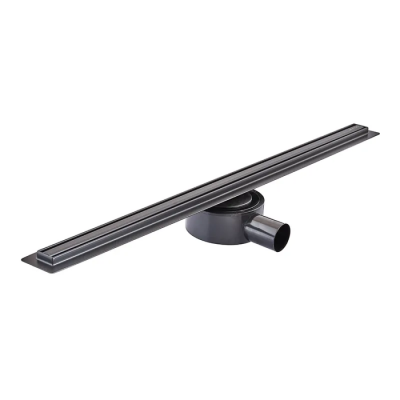 Душевой трап из нерж. стали SUS304 Mixxus Drain-05-70-Slim Black (30x700 мм) (Чёрный) (MI6170)