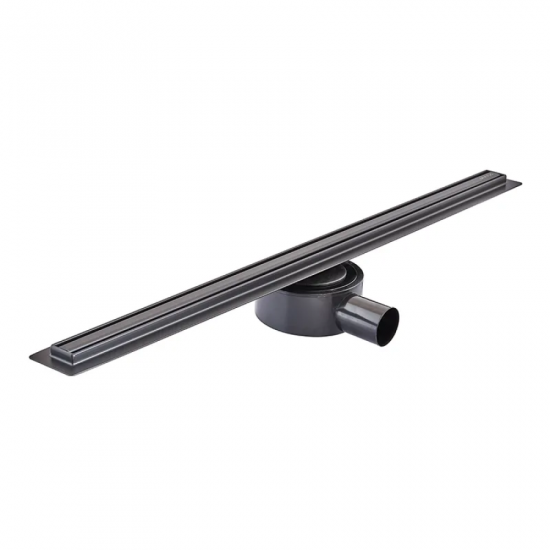 Душевой трап из нерж. стали SUS304 Mixxus Drain-05-70-Slim Black (30x700 мм) (Чёрный) (MI6170)