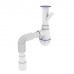 Сифон для кухни Zerix SK-01-B 1 1/2"x40 с литым выпуском и отводом для стиральной машины (ZX4951)