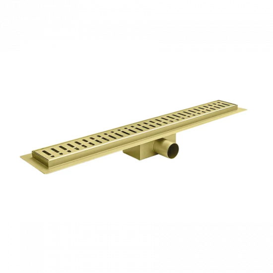Душевой трап из нержавеющей стали SUS304 Koer FD35-70x600-Brushed Gold (AC0717)