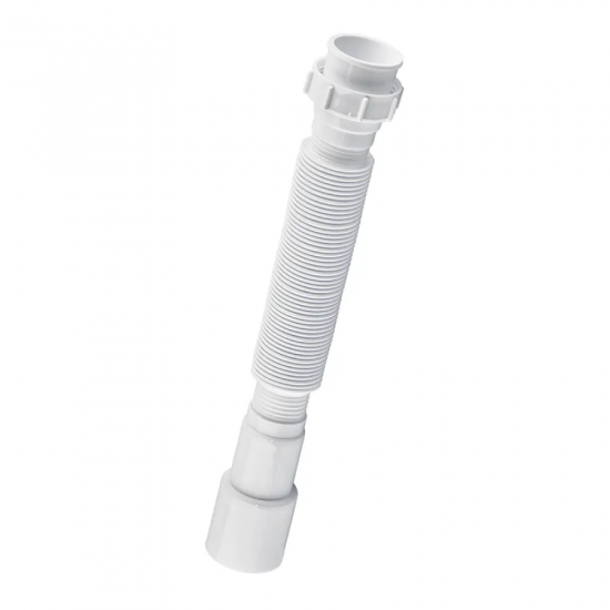 Гофротрубка соединительная Zerix GN-01-A с накидной гайкой 1 1/2" (310-650 мм) (ZX5095)