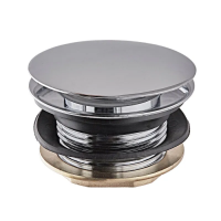 Донный клапан для ванны Koer PW-05-01 1 1/2'' (кнопка) (Цвет хром) (KR3406)