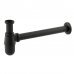 Сифон для раковини Champion Siphon-01 BLACK 1 1/4'' без випуску (під донний клапан) без ревізії (AC