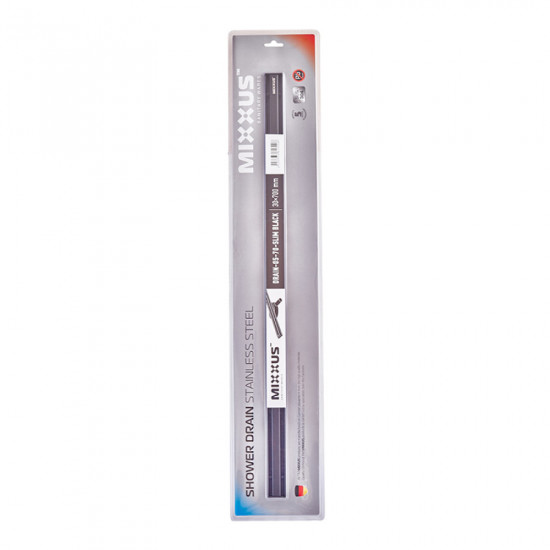 Душевой трап из нерж. стали SUS304 Mixxus Drain-05-70-Slim Black (30x700 мм) (Чёрный) (MI6170)