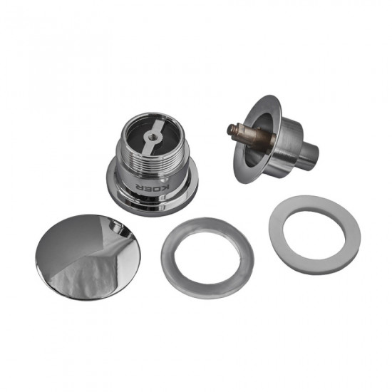 Донный клапан для умывальника Koer PW-01-01 1 1/4'' (кнопка) (Цвет хром) (KR3400) Донный клапан для умывальника Koer PW-01-01 1 1/4'' (кнопка) (Цвет хром) (KR3400)