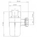 Сифон для группы безопасности Roho R2200-100 - 25x32 (универсальный) (RO0161)