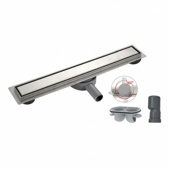 Душовий трап із нержавіючої сталі SUS304 Koer FD29-70x800 (KR3281)