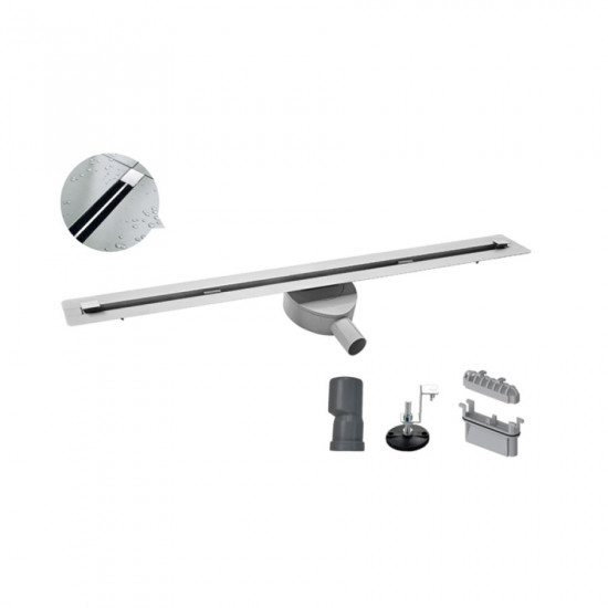 Душовий трап "Тонкий" з нержавіючої сталі SUS304 Koer FD07-20x900-Slender (KR5138)